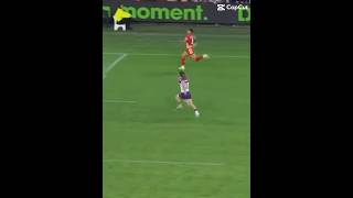 Jamayne isaako long distance try against Melbourne storm ⛈️ [upl. by Hinson]