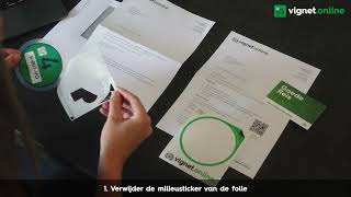 Vignet Online  Zelfklevende Raamfolie Duitsland instructie video [upl. by Ahsaercal700]