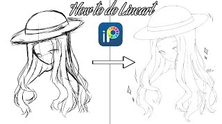 Tutorial How to do Lineart with ibisPaint X [upl. by Ayalahs]