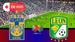 ⚽EN VIVO TIGRES UANL VS LEON  Mexican Liga BBVA MX 2024  eFootball PES 21 Simulation [upl. by Chaiken]