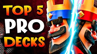 TOP 5 Decks from the BEST Players in Clash Royale [upl. by Dalury]