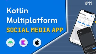 Kotlin Multiplatform Mobile amp Ktor Build a Social Media App  Part 11 Backend Post feature [upl. by Dodi119]