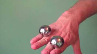 Finger Fitness crazy metal ball tricks [upl. by Ammadis]