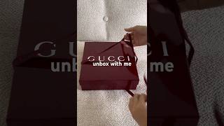 unbox the Gucci Jackie Notte mini bag with me unboxing gifted ♥️ [upl. by Chemar126]