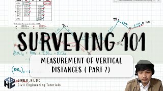 CE Board Exam Review Elementary Surveying  Measurement of Vertical Distances Part 2 [upl. by Naic726]