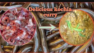 Long fishDelicious kochia curryAchik Cultural Cooking [upl. by Oniratac]