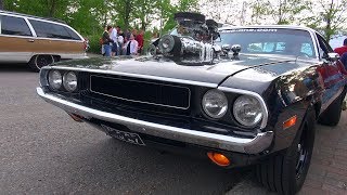 SUPERCHARGED 572 HEMI Dodge Challenger  Amazing V8 Sound [upl. by Merrilee630]