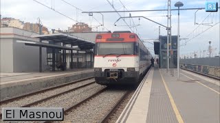 Rodalies Barcelona  El Masnou R1  Renfe Civia  447  2016 [upl. by Pen]