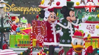 DISNEYLAND PARIS  Watch The Whole Christmas Parade 2018  Official Disney UK [upl. by Beall]