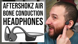 Aftershokz Air Review  Bone Conduction Headphones [upl. by Aerua]