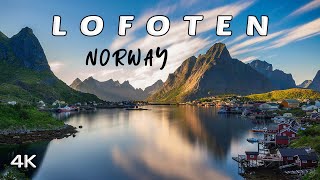 Lofoten Islands Norway  4K Scenic Journey [upl. by Icrad]