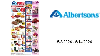 Albertsons Weekly Ad US  05082024  05142024 [upl. by Bakemeier952]