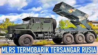 TOS2 TOSOCHKA MLRS KELAS BERAT MAMPU RATAKAN AREA SELUAS 6 HEKTAR [upl. by Nerro]