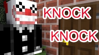 DONT Answer the Door A CLOWN IS KNOCKING  Extreme Jump Scares  Minecraft Horror Animation [upl. by Gabrielle]