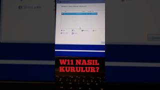 Windows11 Kurulum Adımları laptop format [upl. by Eeliah73]