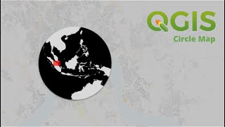 Create a circular map in QGIS [upl. by Arenahs]