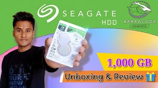 Seagate Barracuda 1 TB Internal Hard Drive 25 Inch  5400 RPM 128 MB Cache Unboxing amp Review 🎁 [upl. by Riannon]