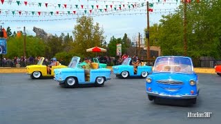 4K Luigis Rollickin Roadsters  Trackless Ride System  Luigis Rollickin Roadsters  Cars Land [upl. by Candis398]