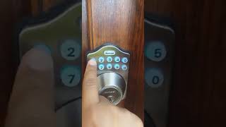 Como funciona la cerradura electronica kwikset [upl. by Kristien]