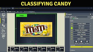 Classifying Candy w Cognex InSight 2800 [upl. by Dacia]