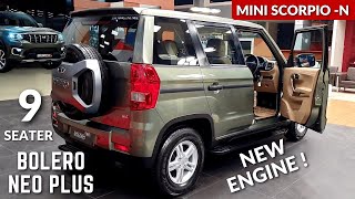 2024 Mahindra Bolero Neo Plus 9 Seater SUV  Extra Powerful Diesel Engine  Features Price  Bolero [upl. by Tnahs413]