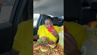 Cheeseburgers and Flamin Hot Cheetos mukbang foodie [upl. by Kendricks682]