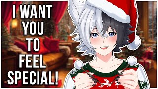 ASMR Roleplay  Christmas Ear Cleaning With Your Femboy 🎄 [upl. by Ahsiryt]