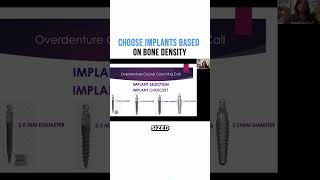 Choosing Implants Based on Bone Density [upl. by Lacee469]