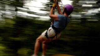 Tarzan Swing at Eco Glide Arenal Costa Rica [upl. by Ultan]