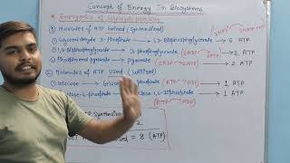 Energetics of glycolysis pathway  Concept of energy in biosystems  BSC Organic Chemistry [upl. by Haseena]