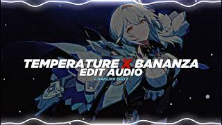 Temperature x bananza belly dancer  sean paul amp akon edit audio [upl. by Terchie646]