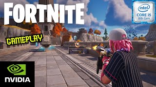 FORTNITE Gameplay on i58250U Nvidia GeForce 940MX [upl. by Ramona]