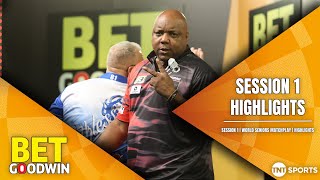 LEONARD GATES SOULGERS ON🔥🇺🇸  Highlights  2024 Bet Goodwin Seniors Darts Match Play  Session 1 [upl. by Lynna]