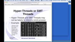 Informix Best Practices for Configuring CPU Memory and ONCONFIG settings [upl. by Ahseinaj]