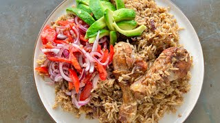 Authentic Kenyan Chicken Pilau  Kenya chicken pilau rice [upl. by Llekcor]