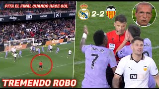 😱TREMENDO ROBO ASÍ FUE EL GOL que le ANULARON a JUDE BELLIGHAM R MADRID vs VALENCIA  REACCIÓNES [upl. by Manvel887]