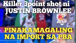 KILLER 3POINT SHOT NI BROWNLEE ANG NAGPANALO SA GINEBRA [upl. by Mcgaw340]