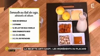 Recette  semoule au lait de soja abricots et citrons [upl. by Edieh]