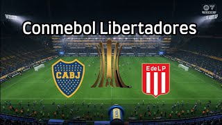 Segunda mão Boca Juniors vs Estudiantes para Conmebol Libertadores EA SPORTS FC 24 [upl. by Nadda592]