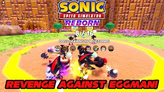 Shadow Showdown  The Revenge Against Eggman Sonic Speed Simulator Team Boss Fight [upl. by Cacilie]