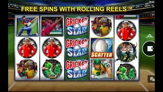 🏏 Cricket Star Slot Game – Spin for Real Wins 🌟 [upl. by Feltie]