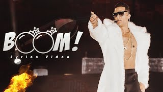 Mohamed Ramadan  BOOM  Lyrics Video   محمد رمضان  أغنية بوم [upl. by Nitas]