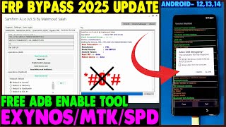 🔥 Finally FRP Bypass 202425  New ADB Enable Tool  Exynos MTK SPD Qualcomm FRP Unlockquot [upl. by Sivatnod]