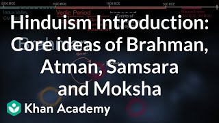 Hinduism Introduction Core ideas of Brahman Atman Samsara and Moksha  History  Khan Academy [upl. by Alli]