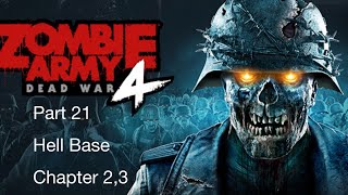 Zombie Army Dead War 4 gameplay Walkthrough Hell Base No Commentary [upl. by Etteval301]