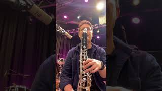 Bass clarinet solo impro Is it too much😅 bassclarinet band クラリネット latinmusic brazilianmusic [upl. by Atipul736]