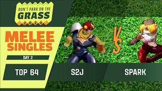 S2J Captain Falcon vs Spark Sheik  DPG 2024  Melee Singles Top 64 [upl. by Radcliffe976]