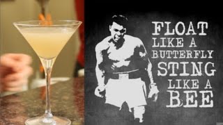 How To Make The Mohammad Ali Stings like a Bee Cocktail Drinks Made Easy [upl. by Akinat]