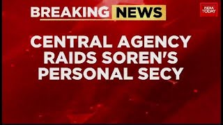 Central Agencies Raid Hemant Sorens Secretary Ahead of Jharkhand Elections  India Today [upl. by Asseram884]