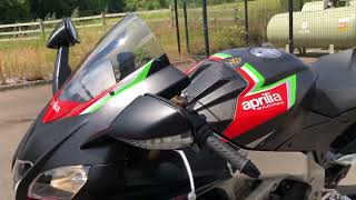 APRILIA RSV4 FACTORY 1100 2020  AKRAPOVIC EXHAUST [upl. by Ayak611]